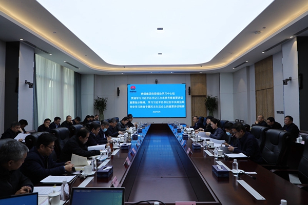 陕煤集团党委理论学习中心组认真学习习近平总书记在中央政治局党史学习教育专题民主生涯会上的主要讲话精神 -  江苏恒神股份有限公司